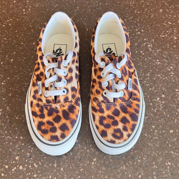 Vans Leopard Print Era Shoes Sneakers Brand New in Box Size Womens 5 - Picture 1 of 9